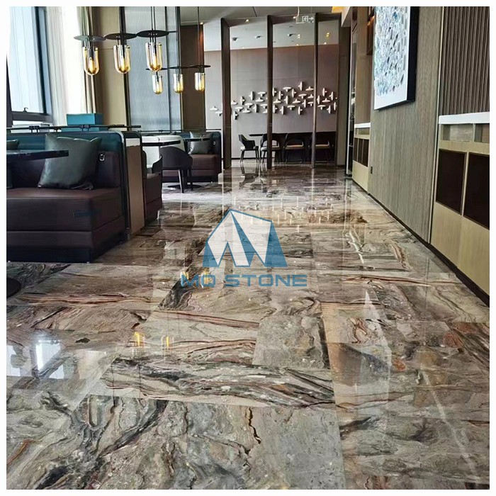 Arabescato Orobico Marble Hotel Floor Projects