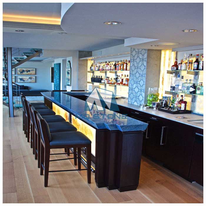 Azul Macaubas quartzite countertop Azul Macaubas quartzite countertop