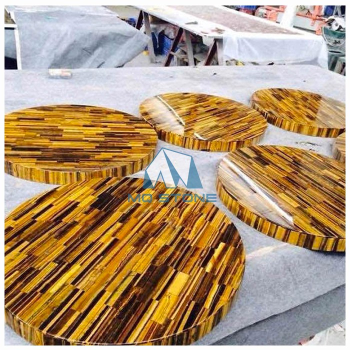 Tiger Eye Stone Table Tops