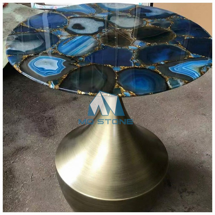 Blue Agate End Table