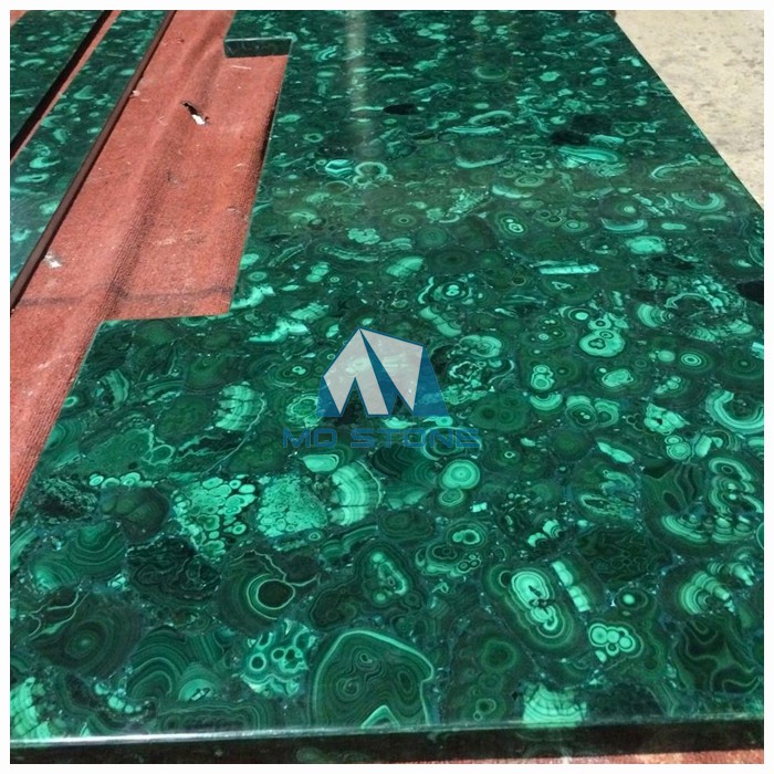 Malachite Gemstone Kitchen Countertop