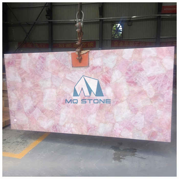 Pink Quartz Stone Slabs
