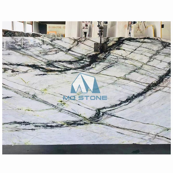 Chinese Lily White Marble Slabs