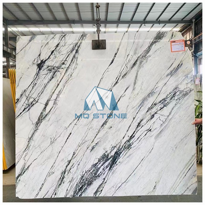 Clivia White Marble Slabs