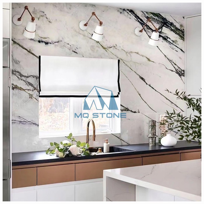 Clivia White Marble Wall Slabs