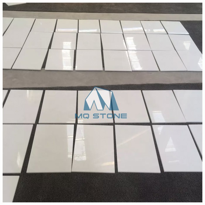 White Thassos Marble Flooring Tile