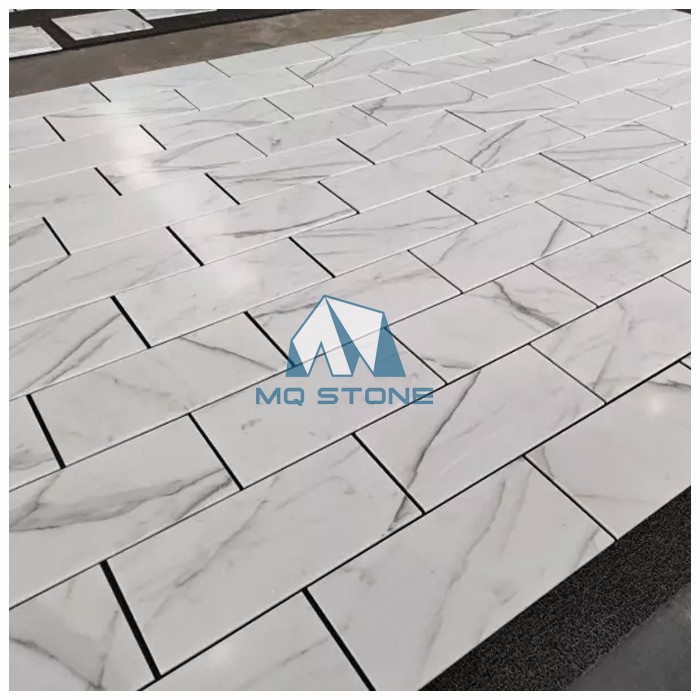 Calacatta Honed Marble Tile