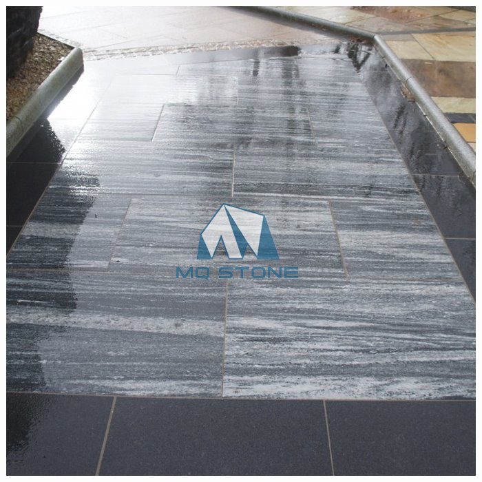 Nero Santiago granite floor Nero Santiago granite floor