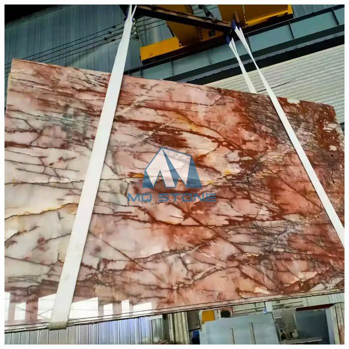 Cosmopolitan Red Quartzite Slabs