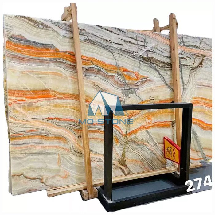 Rainbow Onyx Polished Slab