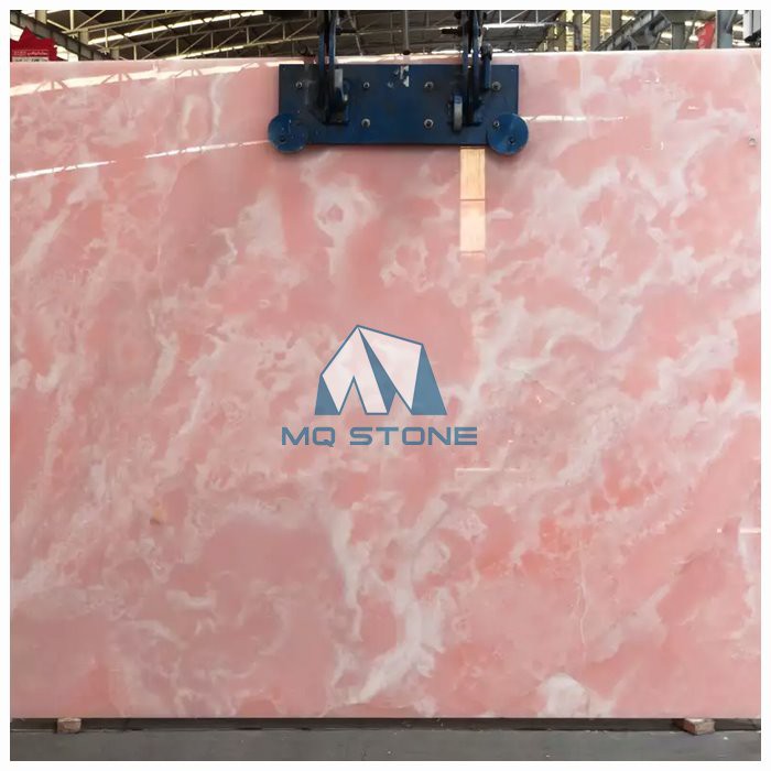 Pink Onyx Slab Polished