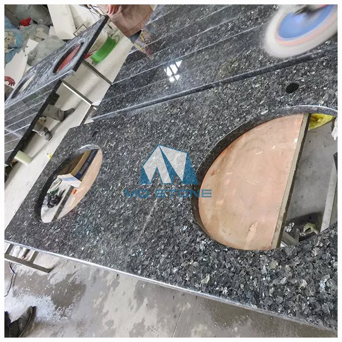 Blue Pearl Granite Vanity Countertop
