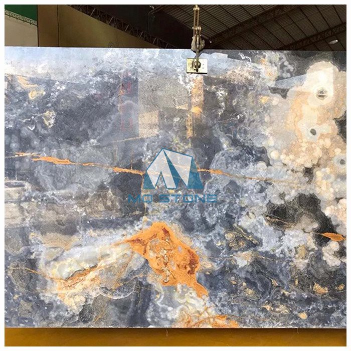 Translucent Black Onxy Slabs