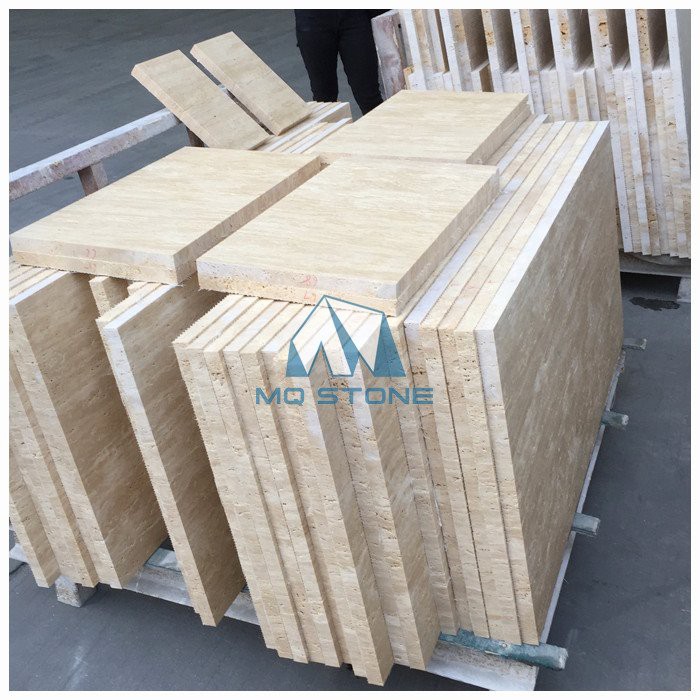 cream travertine floor tiles