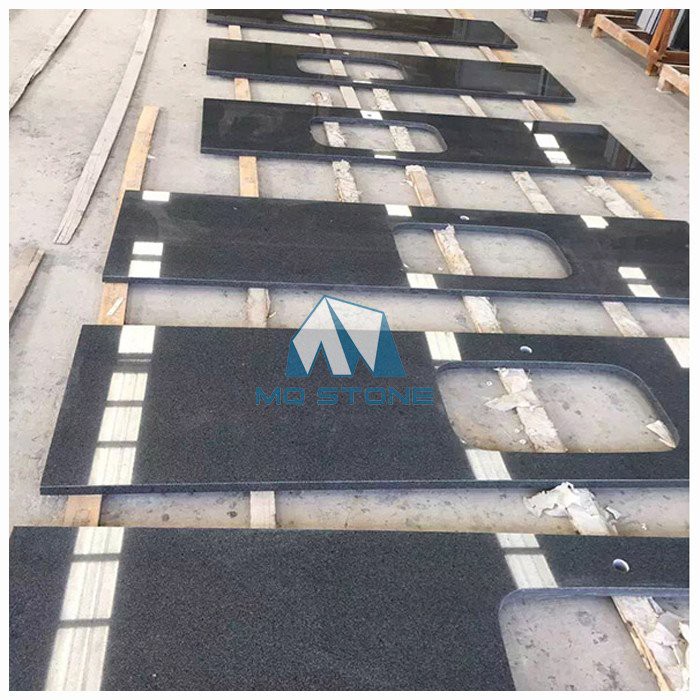 Dark Grey Granite Countertop Slab