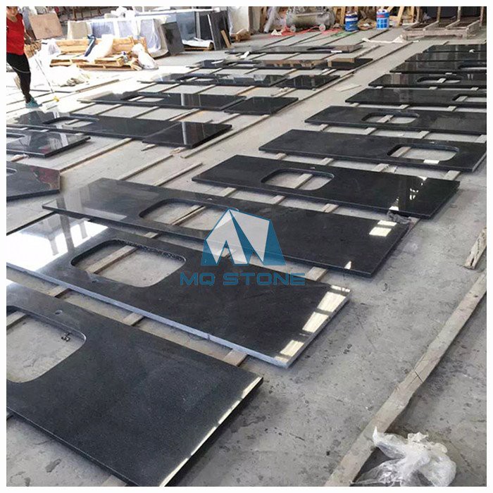 Dark Grey Granite Kitchen Countertop