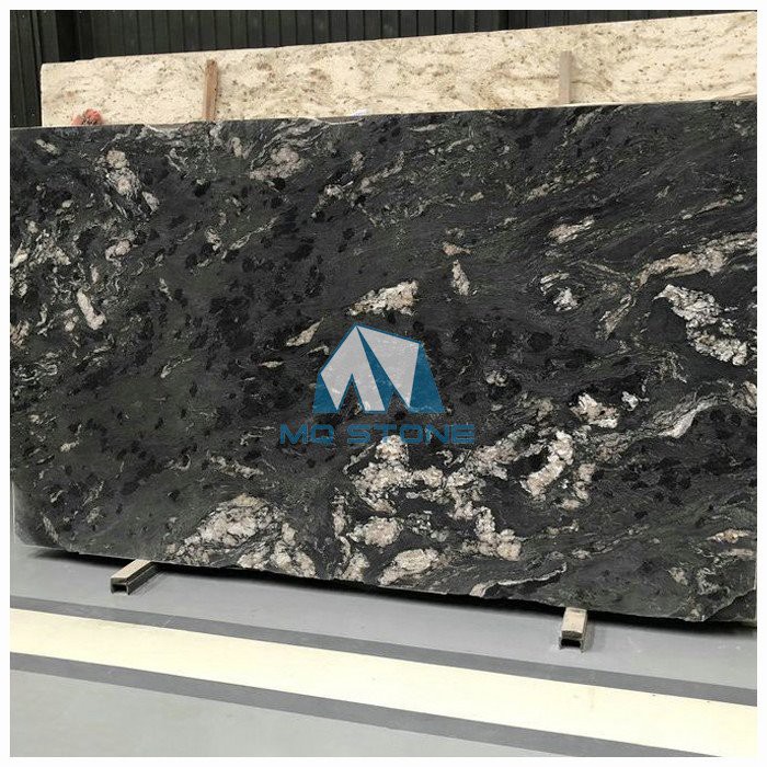 Cosmic Black Leathered Granite