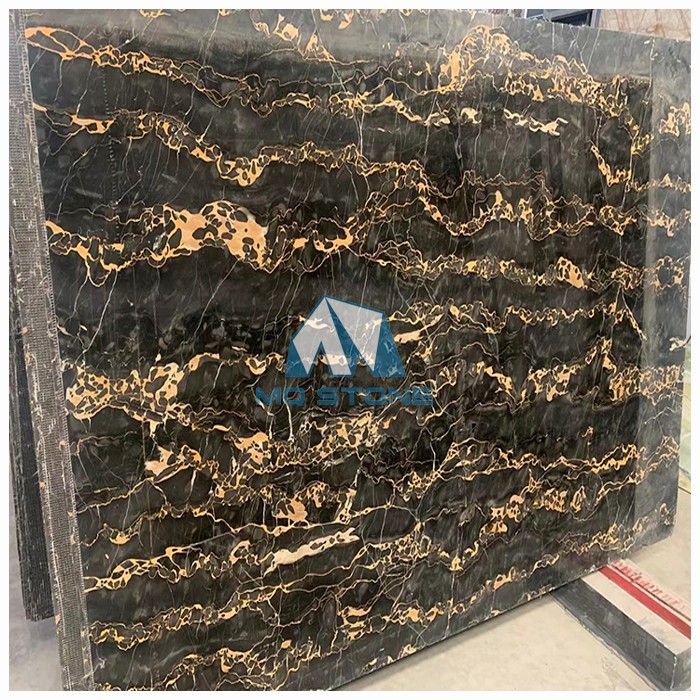 Italian Portoro Gold Marble Slab