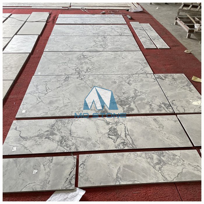 Super White Quartzite Floor Tiles