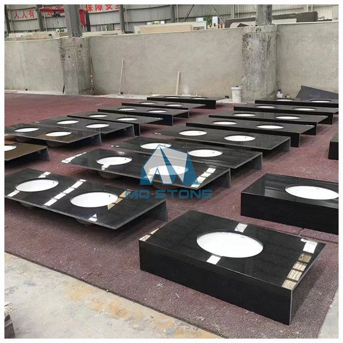 Black Granite Bathroom Vanity Tops