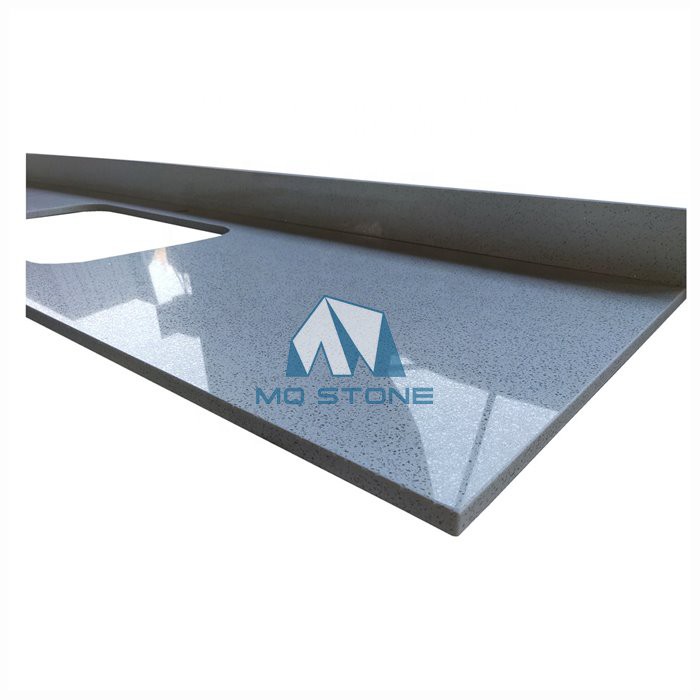 white sparkle quartz countertops cost