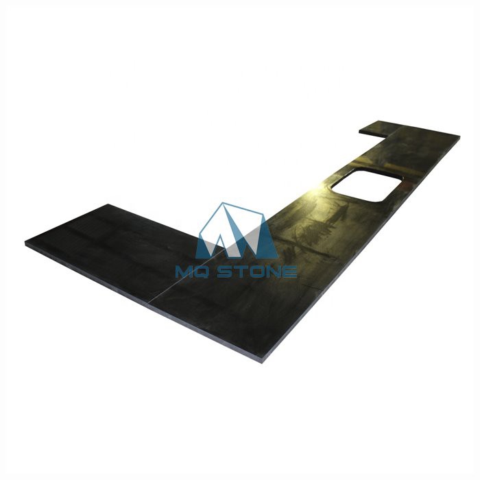 absolute black honed granite countertops