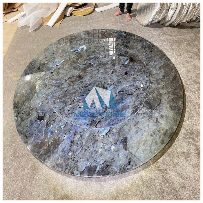 Labradorite Blue Rounf Table Tops Labradorite Blue Rounf Table Tops
