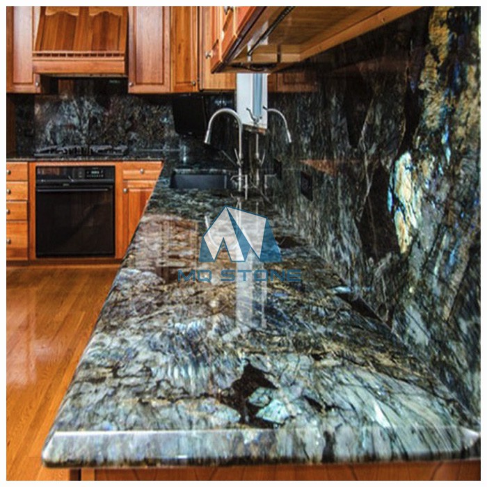 Labradorite Blue River Granite Kitchen Counter top Labradorite Blue River Granite Kitchen Counter top