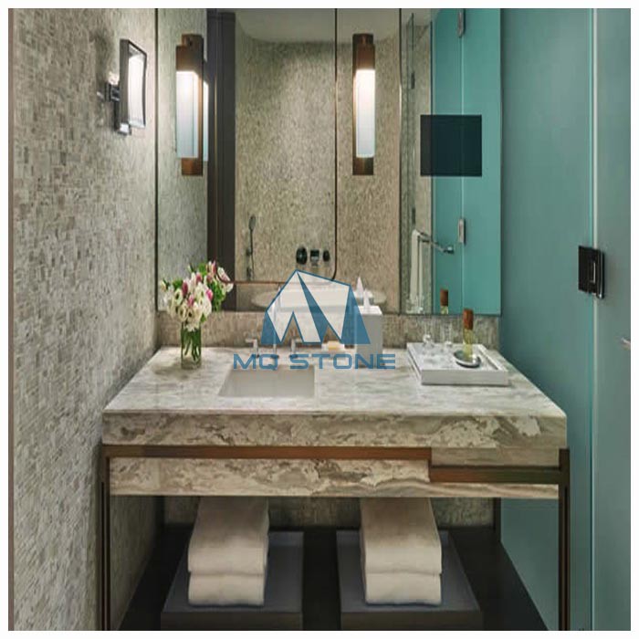 Egeo Ondulato Marble Bathroom Vanity Top Egeo Ondulato Marble Bathroom Vanity Top