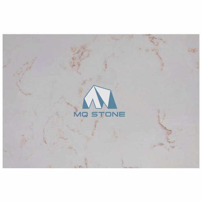 Yellow Veins Carrara White Quartz Yellow Veins Carrara White Quartz