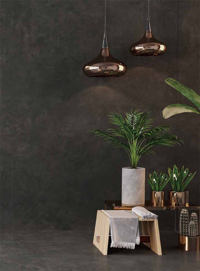 Lamina Dark Grey Sintered Stone walling Lamina Dark Grey Sintered Stone walling