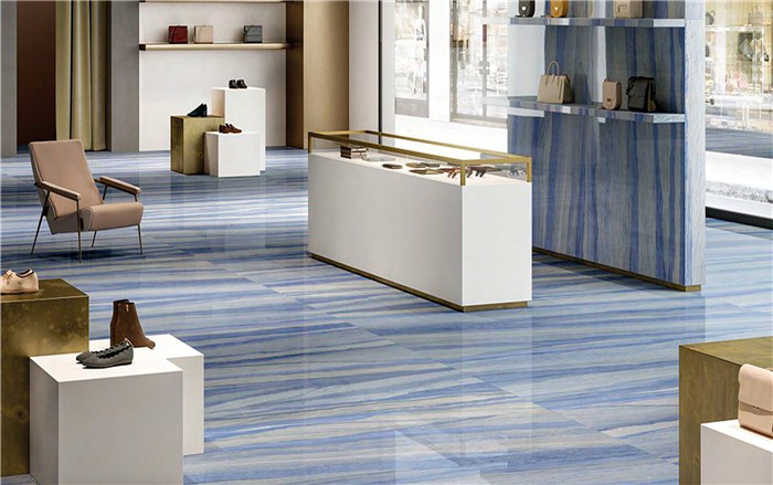 Azul Macaubas Sintered Stone flooring Azul Macaubas Sintered Stone flooring