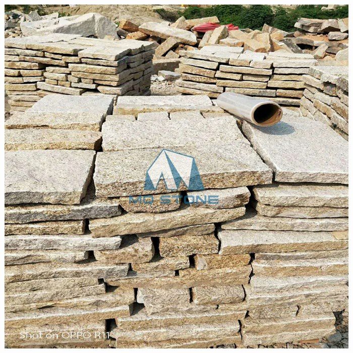 Natural Yellow Granite Flagstone Flooring Natural Yellow Granite Flagstone Flooring