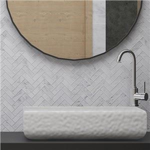 Arabescato Carrara Herringbone