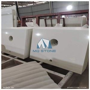 Artificial Pure White Nano Glass Stone