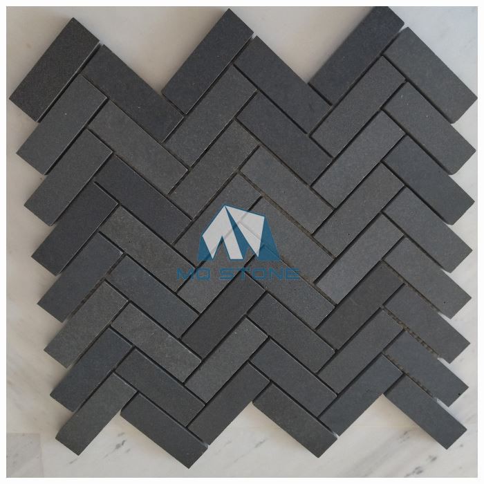 Basalt Herringbone Mosaic Tile