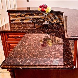 Black And Brown Granite Kitchen