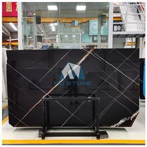 Black And Gold Marble Slabs