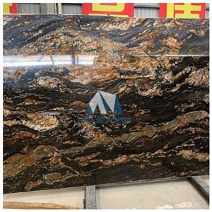 Black Fusion Granite Slab