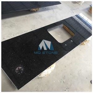 Black Galaxy Granite Kitchen Top