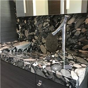 Black Granite Bathroom Countertops