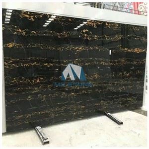 Black Portoro Italian Marble