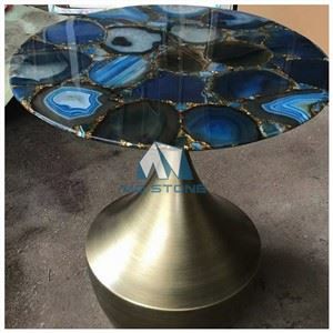 Blue Agate End Table