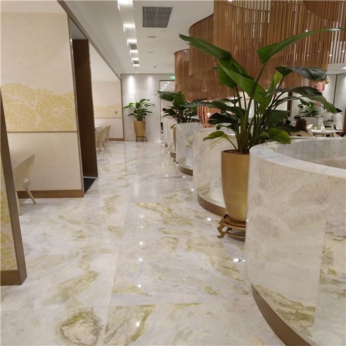 Blue Marble Tile Flooring