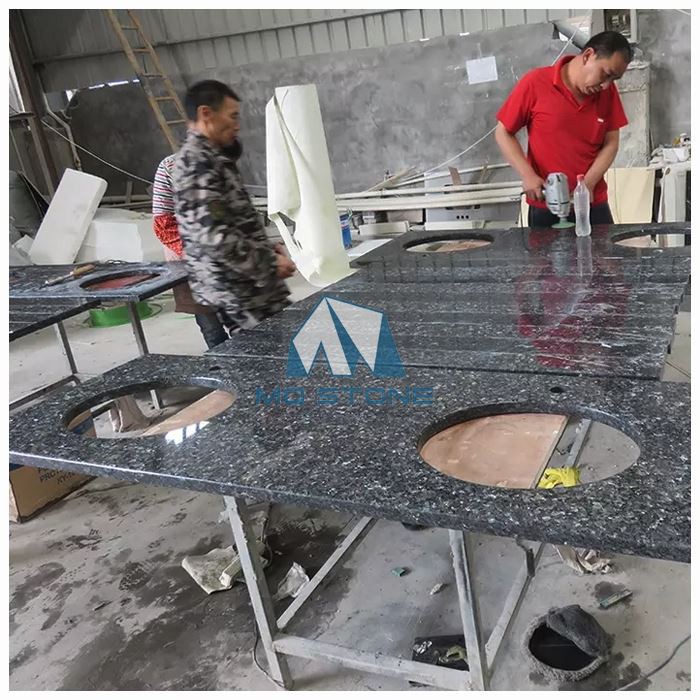 Blue Pearl Granite Vanity Top