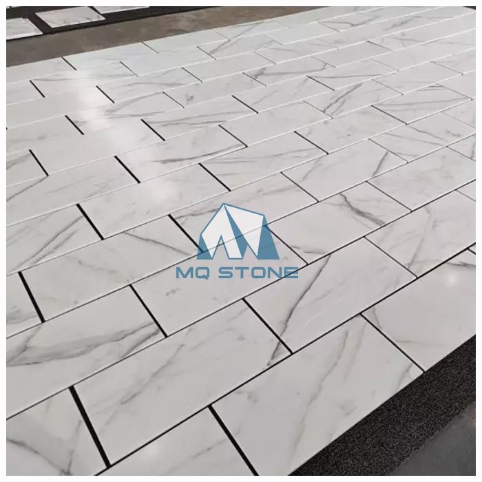 Calacatta Honed Marble Tile