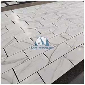 Calacatta Honed Marble Tile