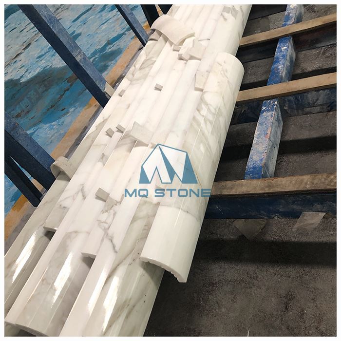 Calacatta Marble Column Cladding