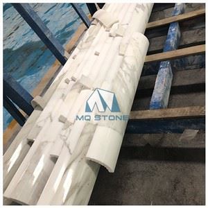 Calacatta Marble Column Cladding