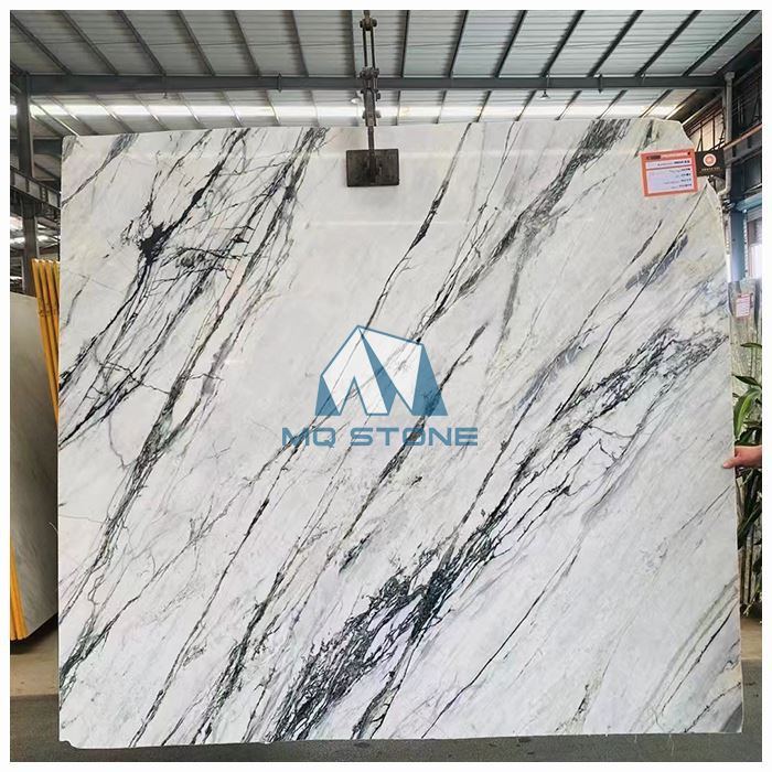 Clivia White Marble Slabs